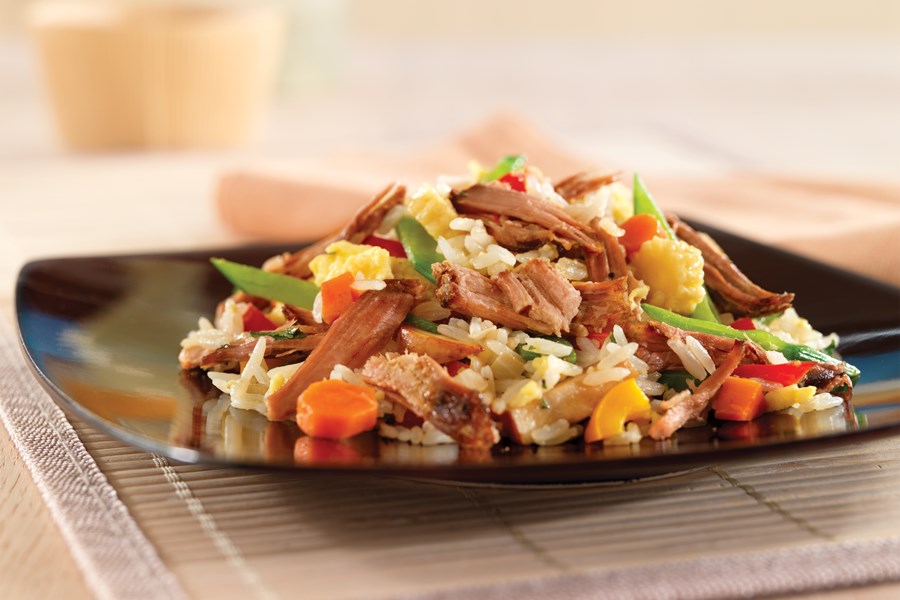 Pulled Pork Fried Rice