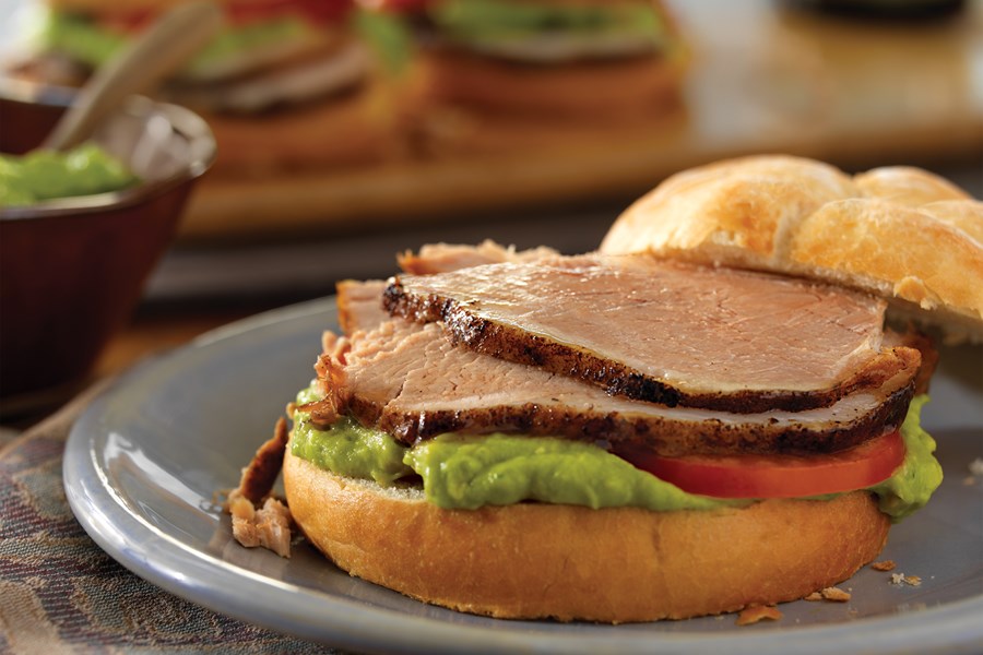 Slow Cooker Pork Tortas
