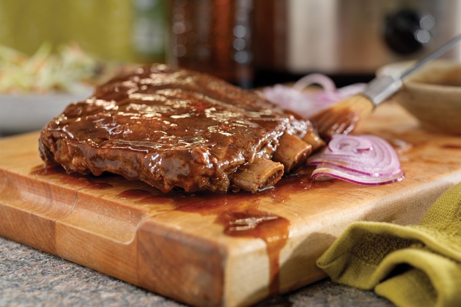 Slow-Cooker Root Beer Ribs