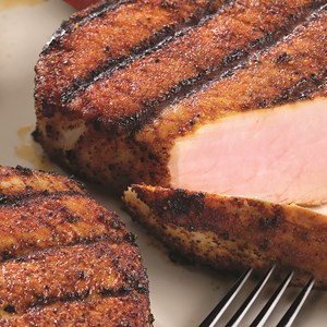 Smoky Rubbed Pork Chops