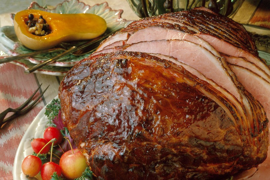 Apricot-Glazed Ham