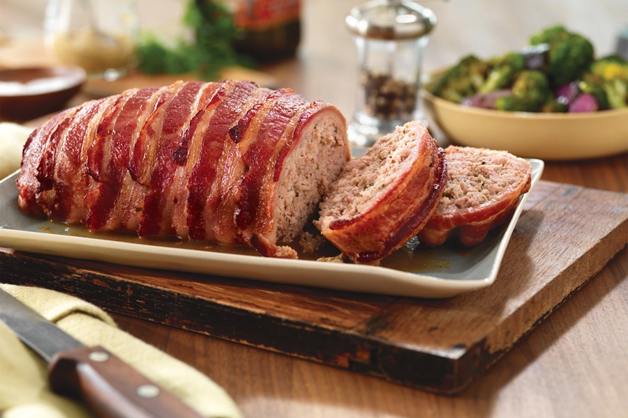 Bacon-Wrapped Meatloaf