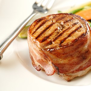 Bacon-Wrapped Pork Medallions