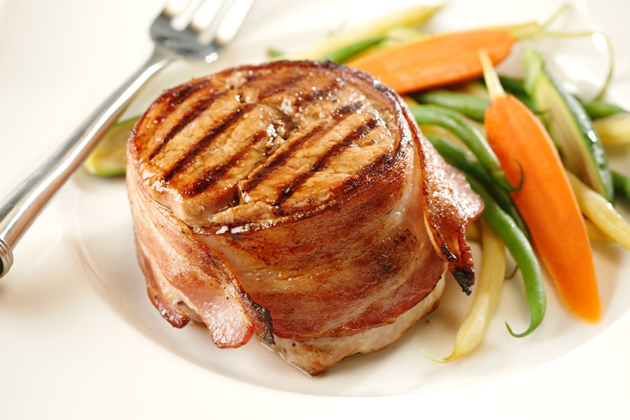 Bacon-Wrapped Pork Tenderloin Medallions
