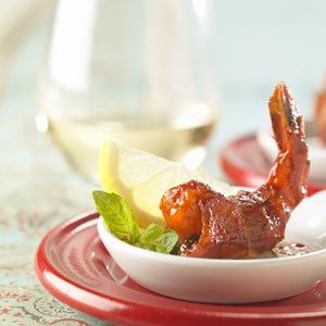 Barbecue Bacon-Wrapped Shrimp