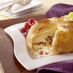 Brie and Bacon in Pastry
