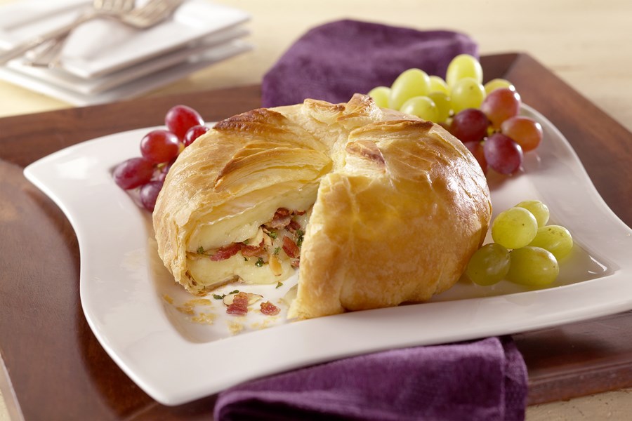 Brie and Bacon in Pastry