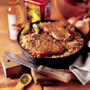 One Skillet Pork Chops