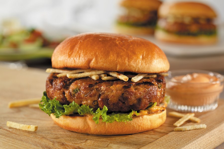 Chorizo Pork Burgers