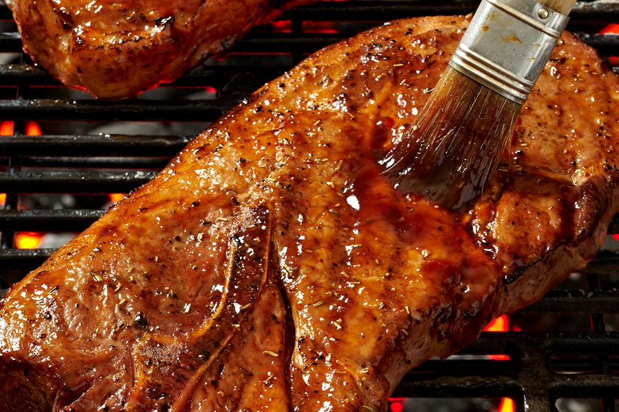 Glazed Blade Steaks