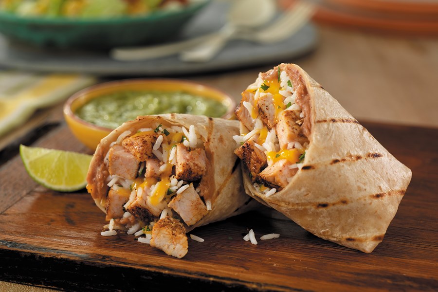 Grilled Pork Burritos