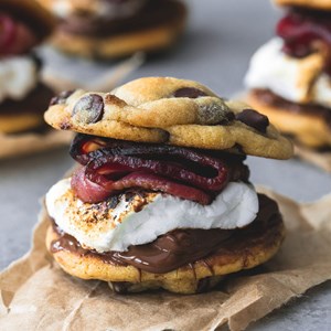 Chocolate Chip Cookie Bacon S’mores
