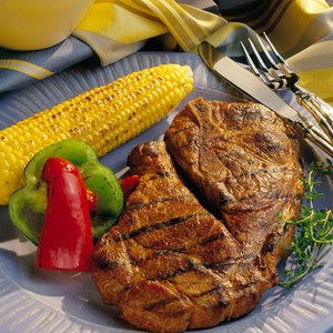 Grilled Honey-Soy Pork Steaks