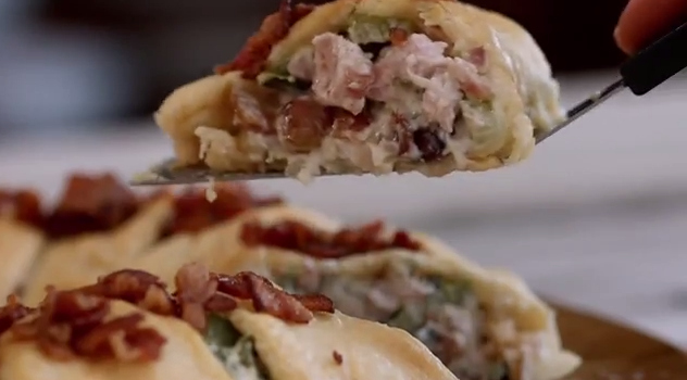 Ham & Bacon Pastry Ring
