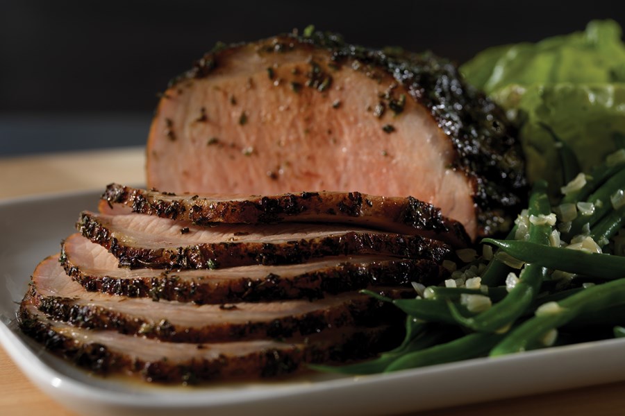 Herb Crusted Roasted Pork Roast