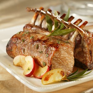 Honey and Sage-Roasted Rack of Pork