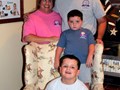 The Springer Family pose for a quick picture. 