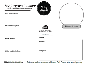 Dream Dinner Activity