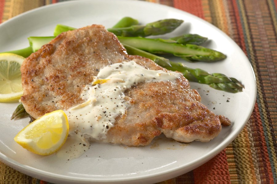 Lemon-Pepper Pork Cutlets