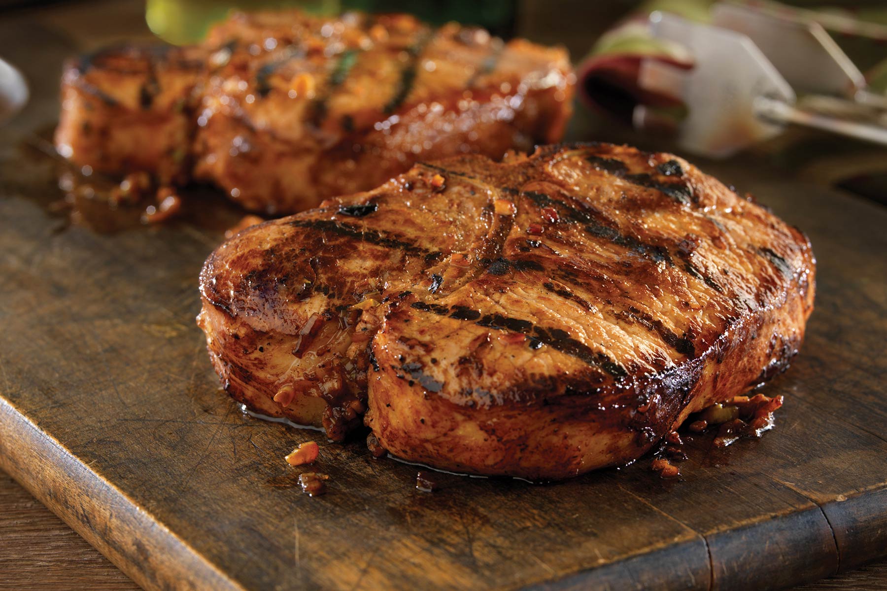 Grilled Bone-In Pork Chop 