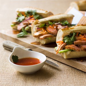 Pork Banh Mi Sandwiches
