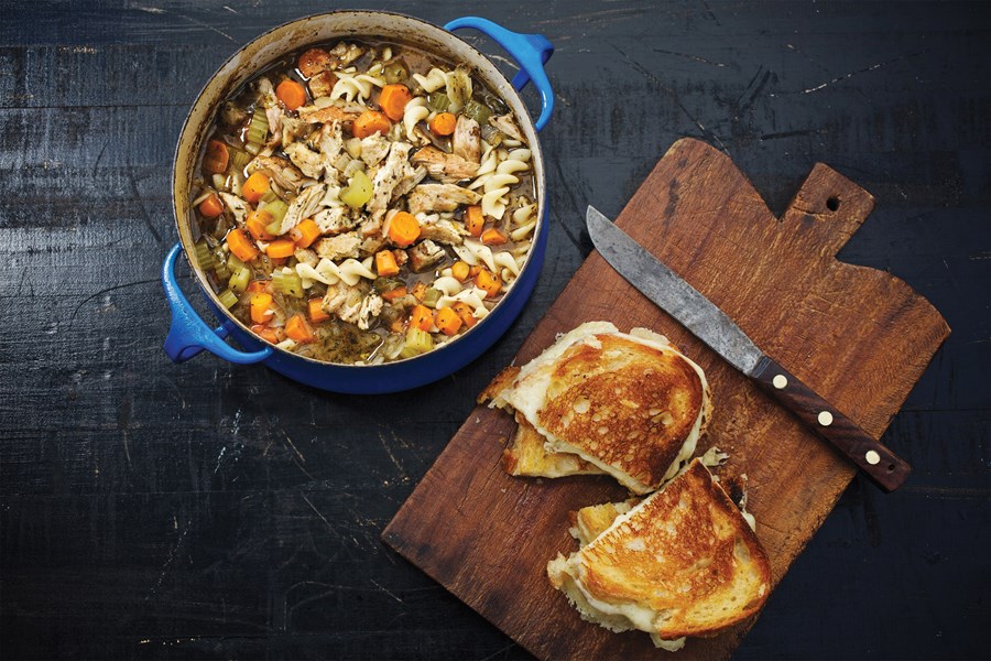 Pork Chop Noodle Soup