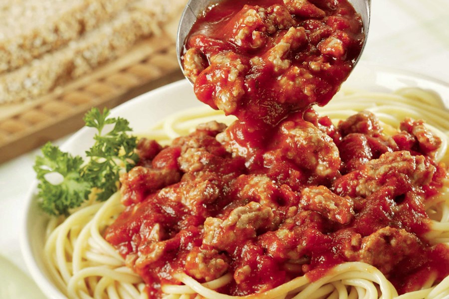 Quick Spaghetti with Meat Sauce