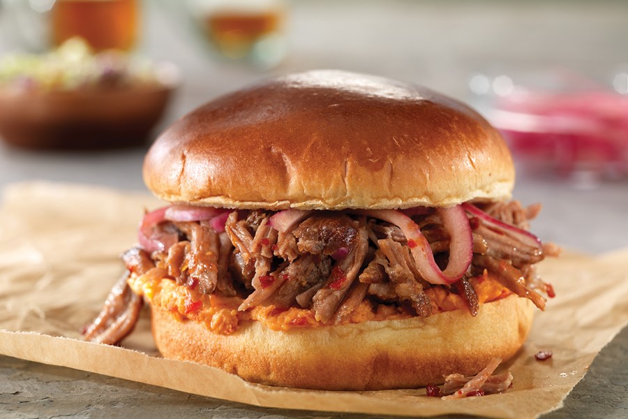 Slow Cooker Pulled Pork & Pimiento Cheese 